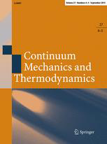 Special Issue of "Continuum Mechanics and Thermodynamics" Honors ME Professor David Steigmann